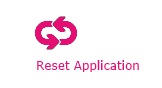 Image of Reset Application screen