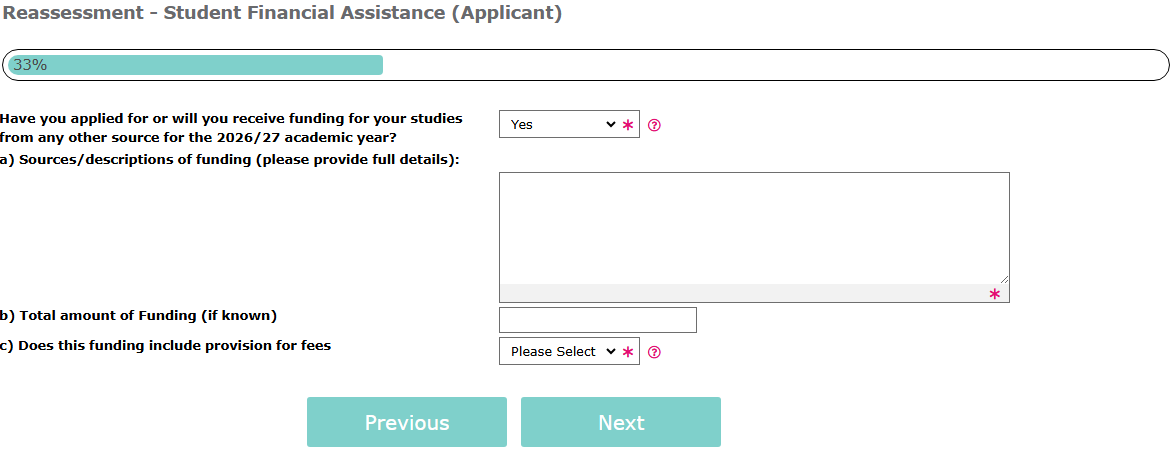 Reassessment - OFA Yes